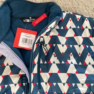 The North Face fleece full zip jacket size large NWT